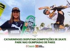 Os catarinenses Isadora e Pedro tentam mais medalhas para o Brasil