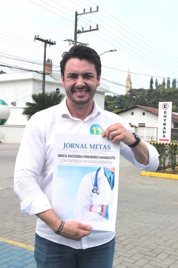 "Brick encerra primeiro mandato com entrega do novo hospital"