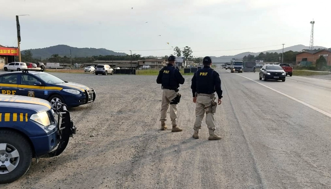 Efetivo reforçado da PRF/SC durante todo o feriado