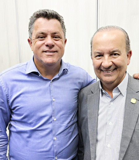 Ivan Naatz e o governador de SC, Jorginho Mello