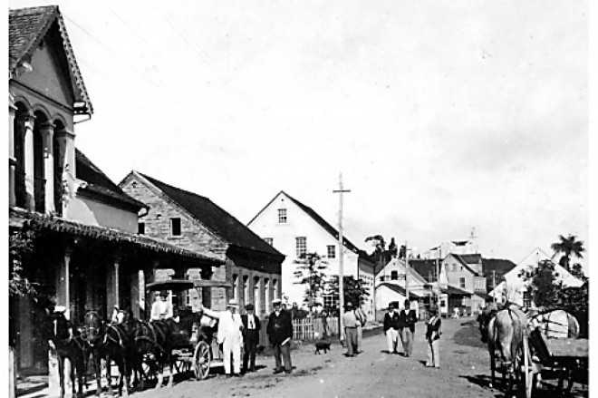 Rua Aristiliano Ramos na década de 1930