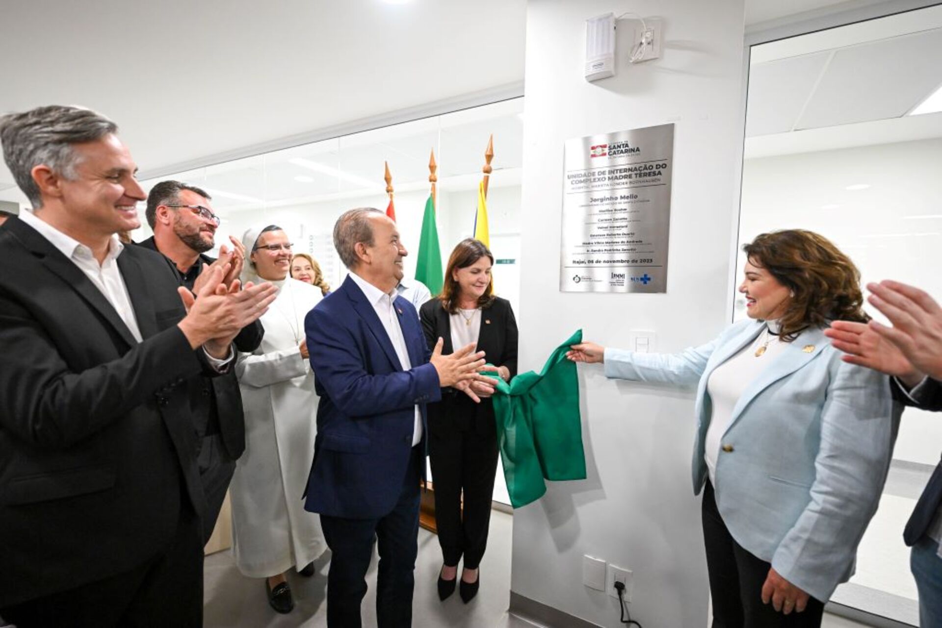 Estado inaugura 41 leitos de internação no Hospital Marieta Konder Bornhausen, em Itajaí 